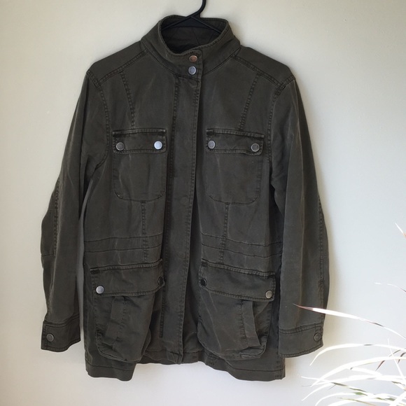 Lucky Brand Other - Lucky Brand olive utility demin coat